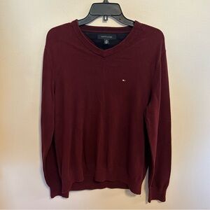 Tommy Hilfiger Burgundy Sweater